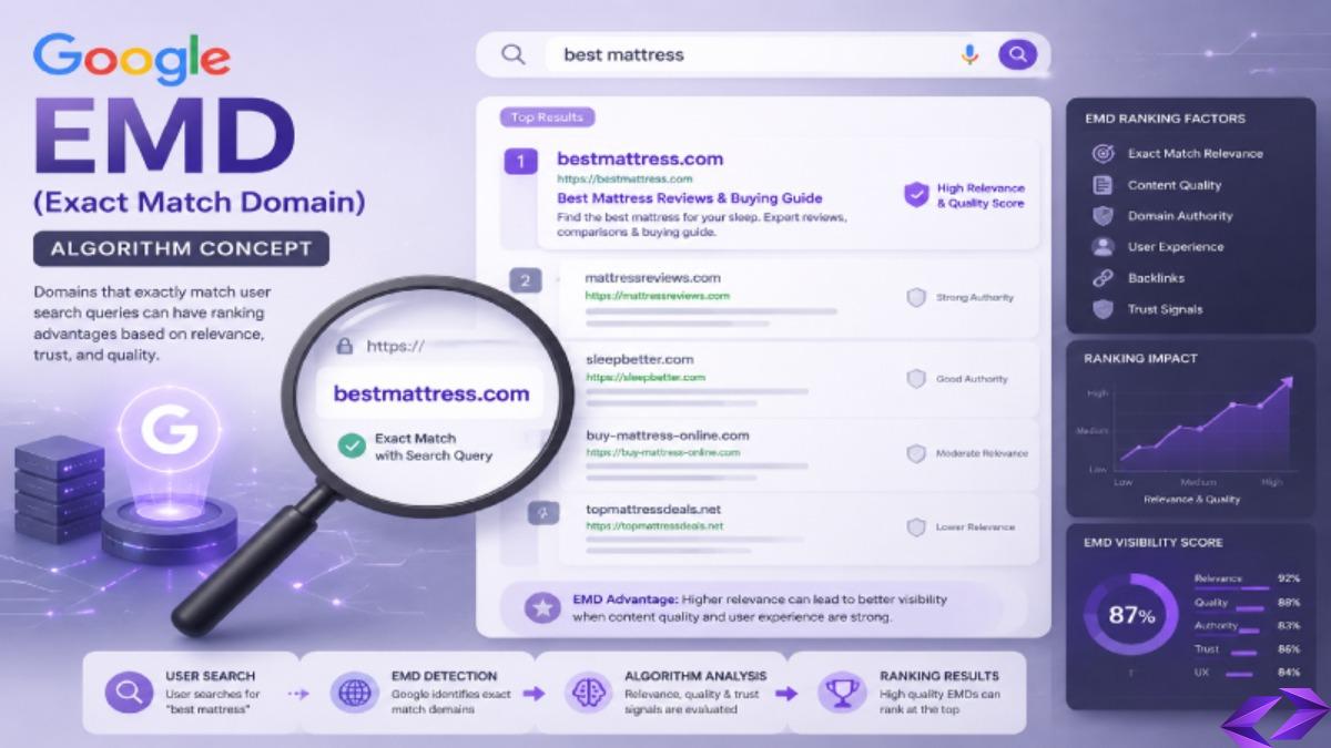 الگوریتم EMD گوگل چیست؟