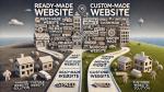 Ready-Made Website vs  Custom-Made Website